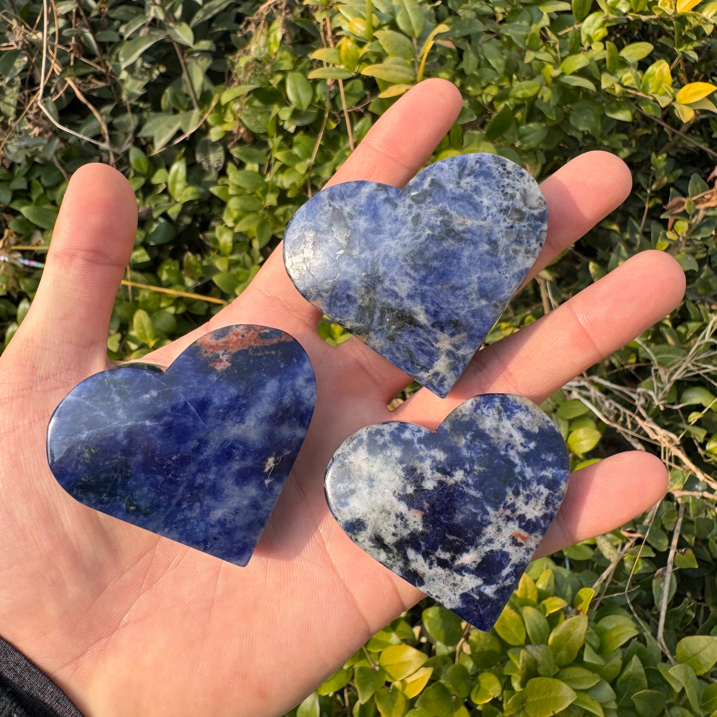 Sodalite heart