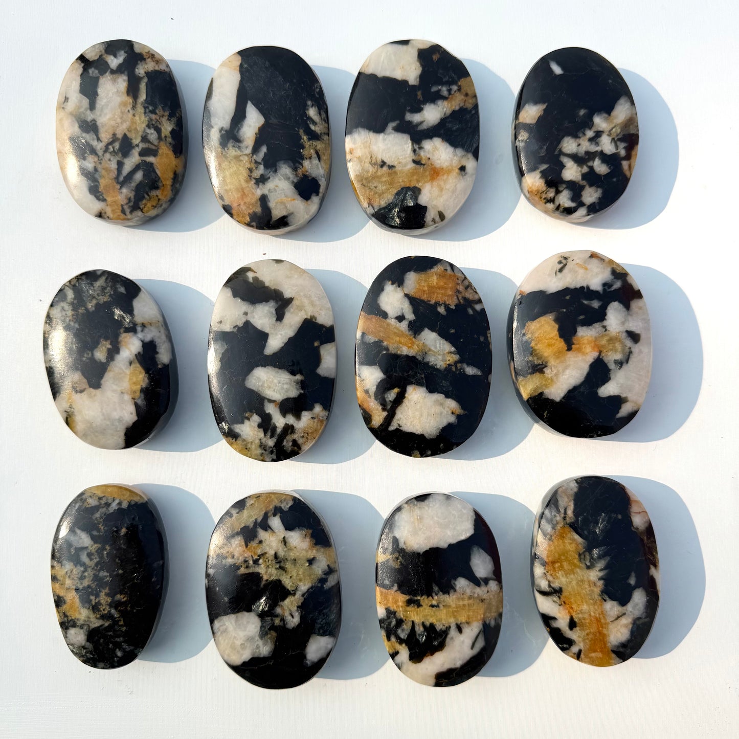 Tourmaline Mica Palm Stone