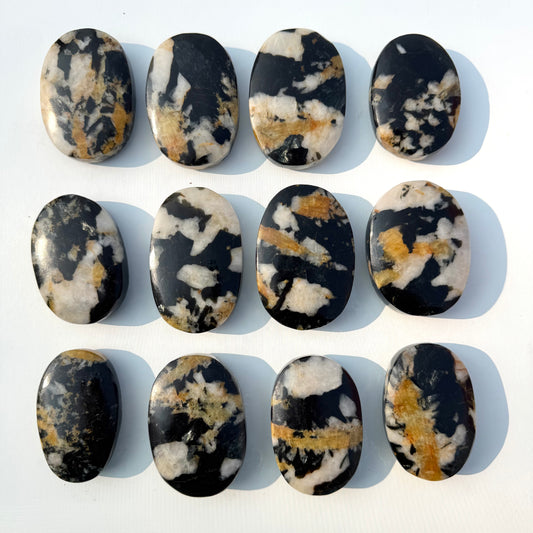 Tourmaline Mica Palm Stone