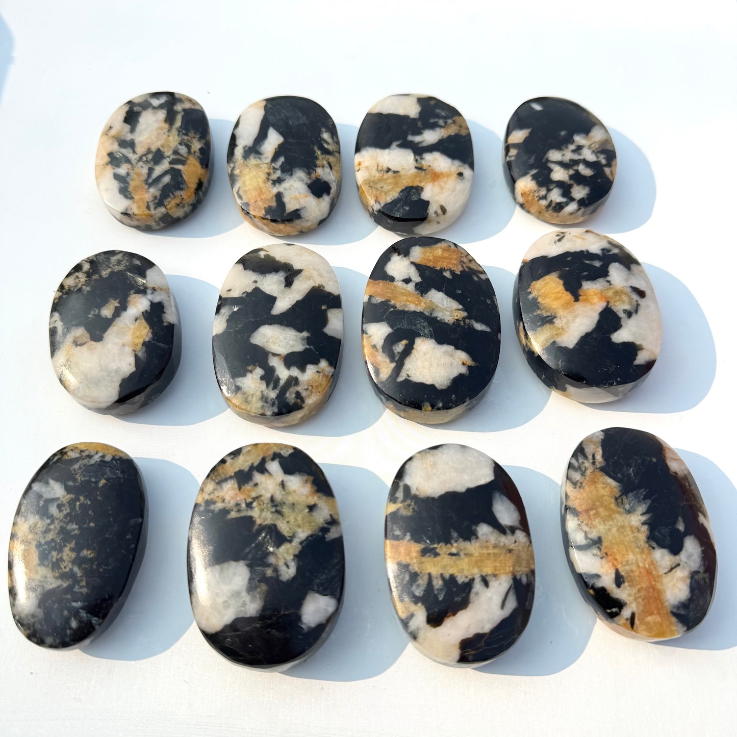Tourmaline Mica Palm Stone