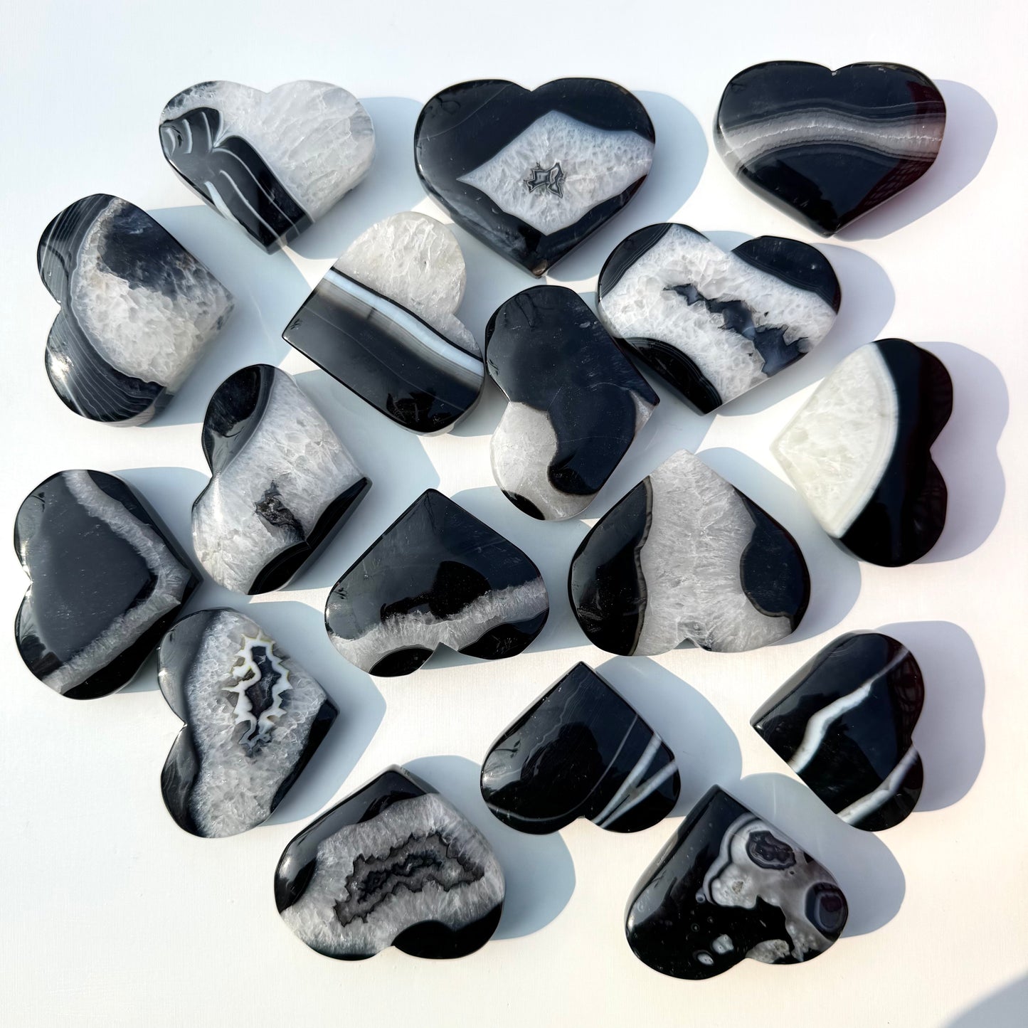 Black Sardonyx heart