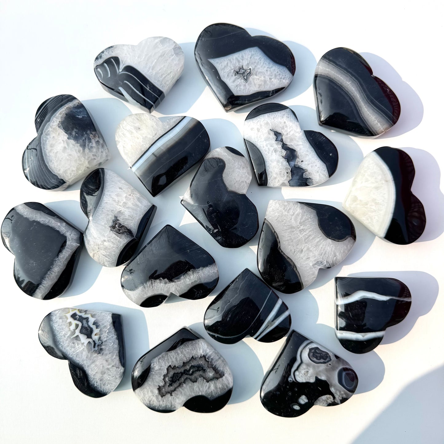 Black Sardonyx heart
