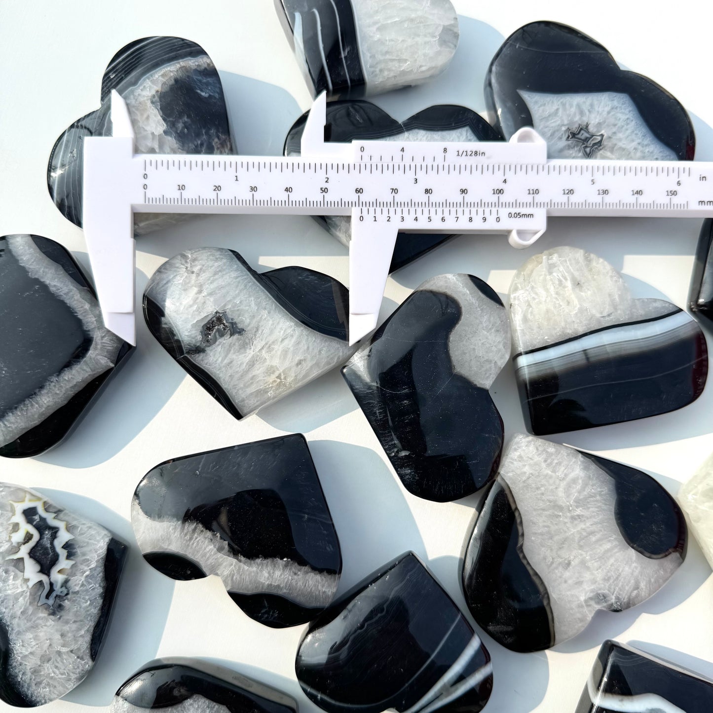 Black Sardonyx heart