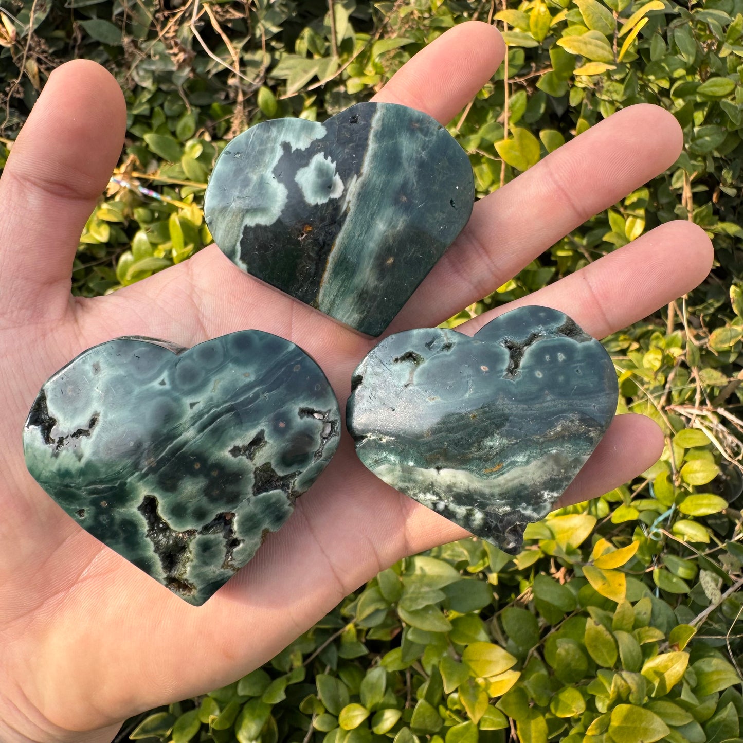 Ocean Jasper Heart
