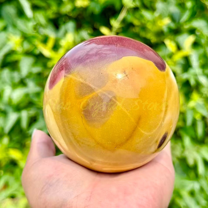 8CM+ Natural Mookite Sphere,large size Crystal Ball.