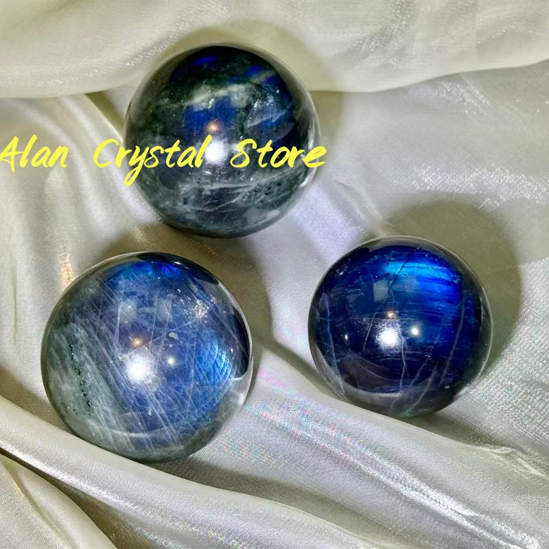 Devil Blue Labradorite Sphere