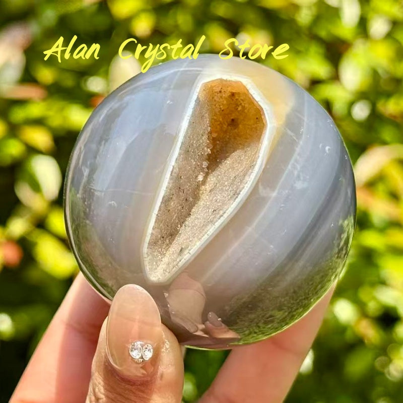 Druzy Agate Sphere