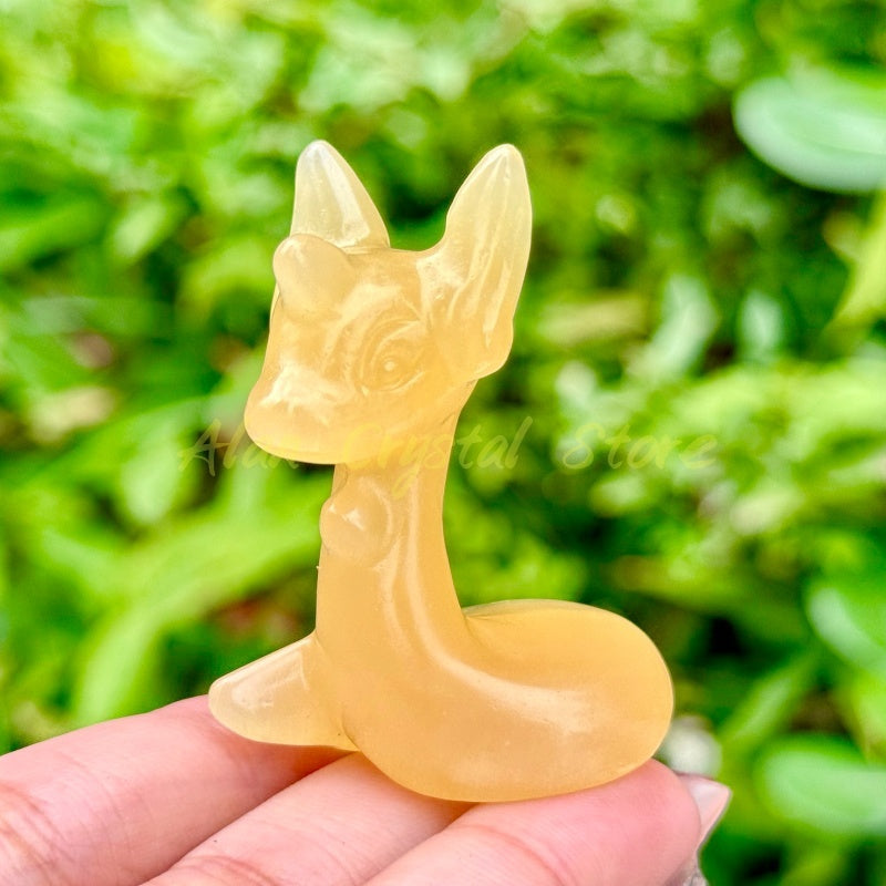 Natural Crystal Quartz Dratini Carving.1PC