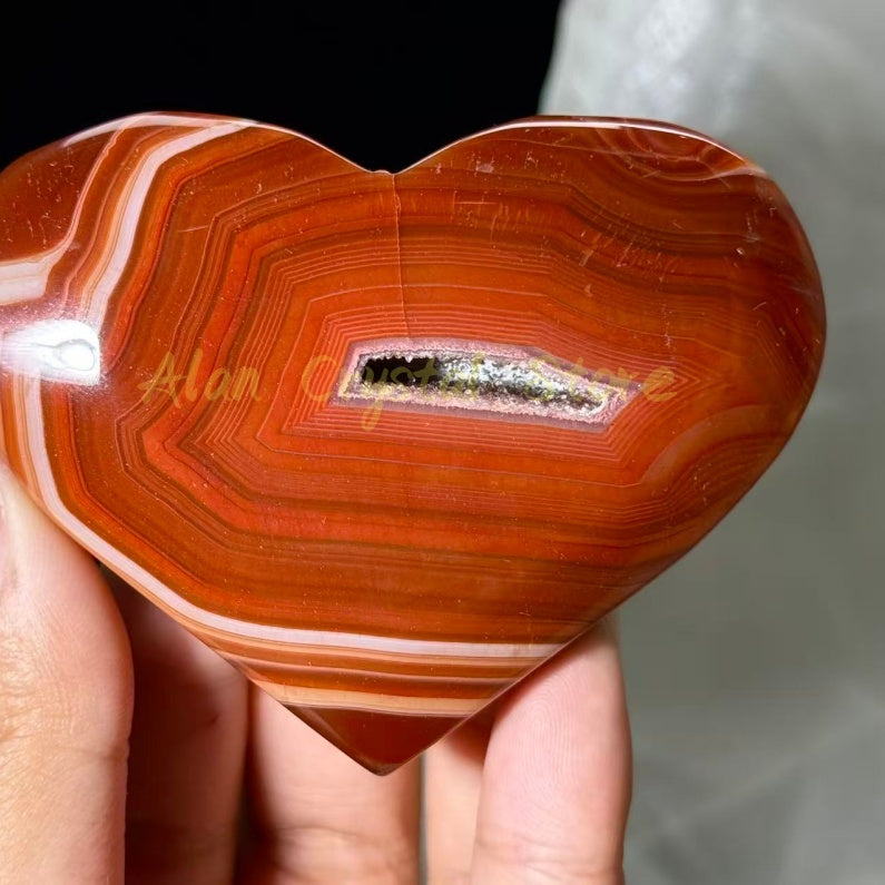 Red Sardonyx Heart