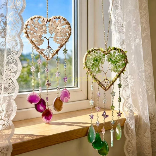 Healing Crystal Dream Catche Decoration