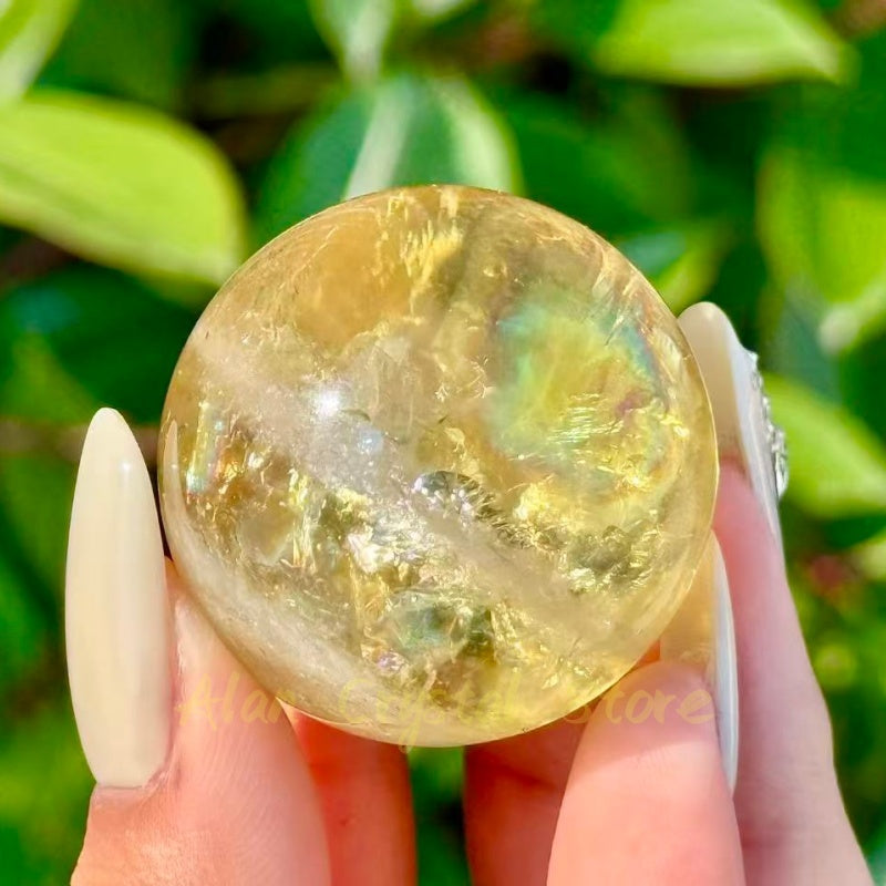 High Quality Citrine Sphere