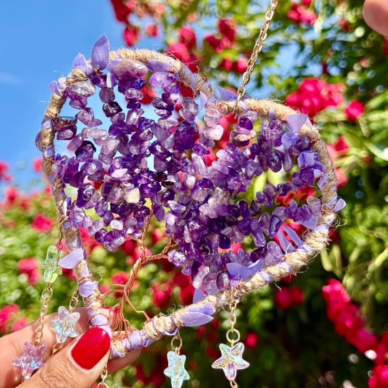 Healing Crystal Dream Catche Decoration