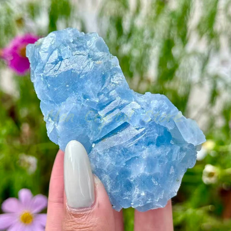 Blue Calcite Rough Specimen