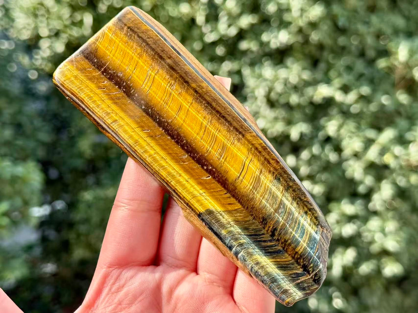 Natural Yellow Blue Tiger Eye Stone Slice,High Quality Tiger Eye Stone Slice.
