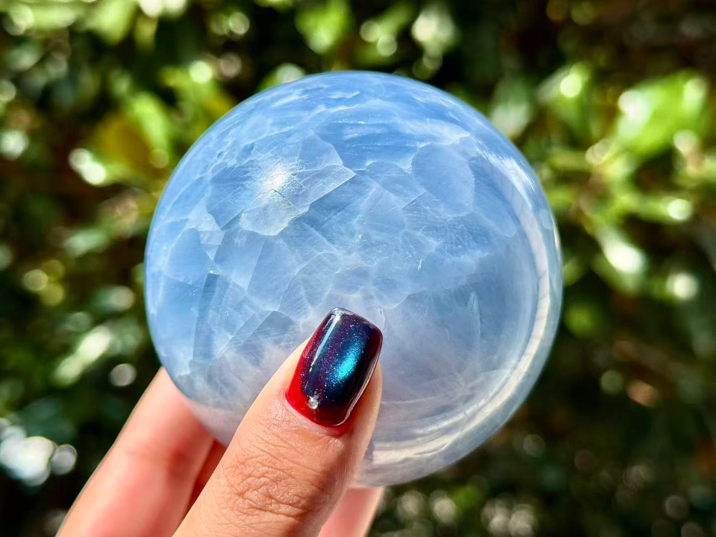 Natural Celestite Sphere,Crystal Quartz Ball.