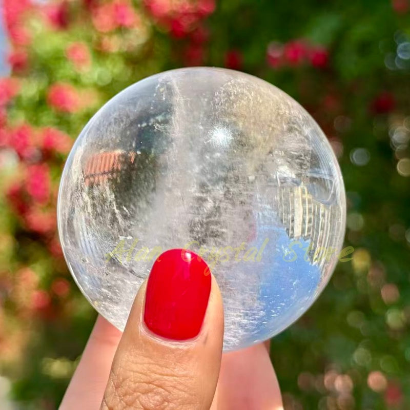 High Quality Clear Quartz Sphere