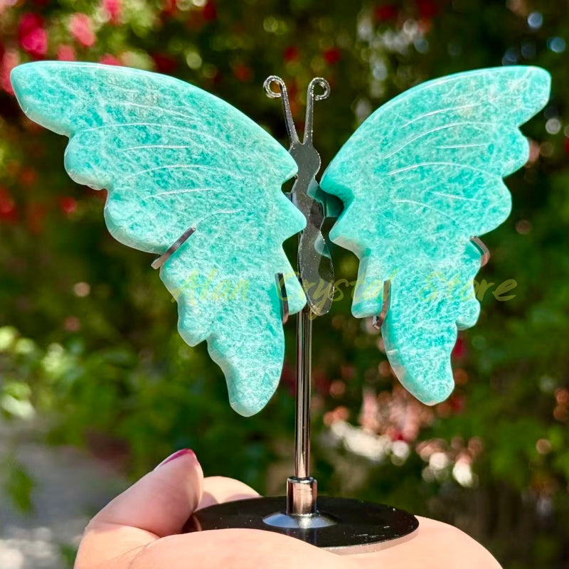 Amazonite Butterfly Wings