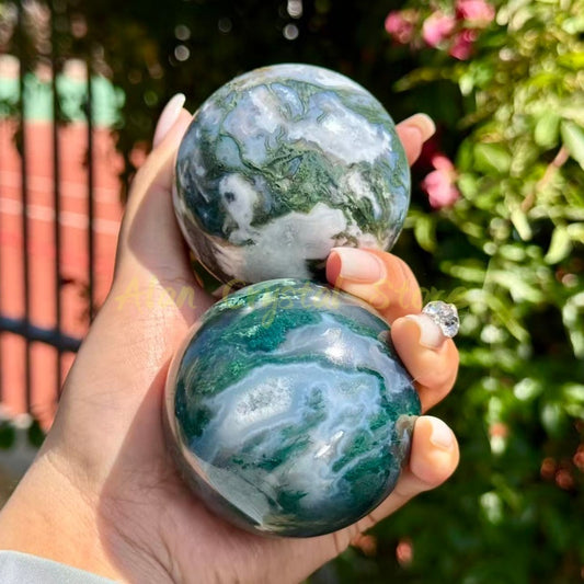 Moss Agate Sphere