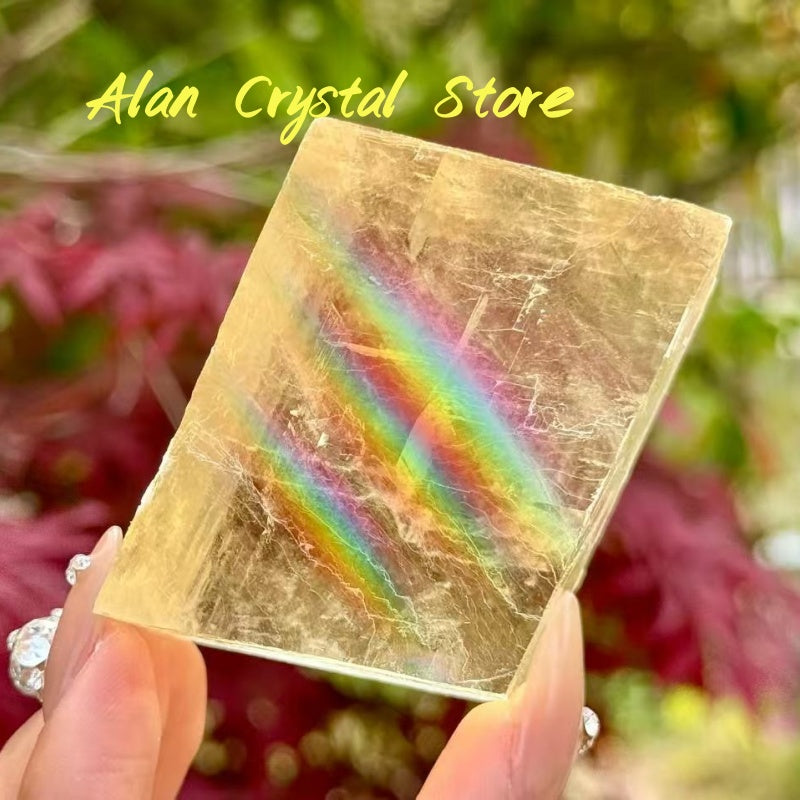 Rainbow Honey Calcite Free Form