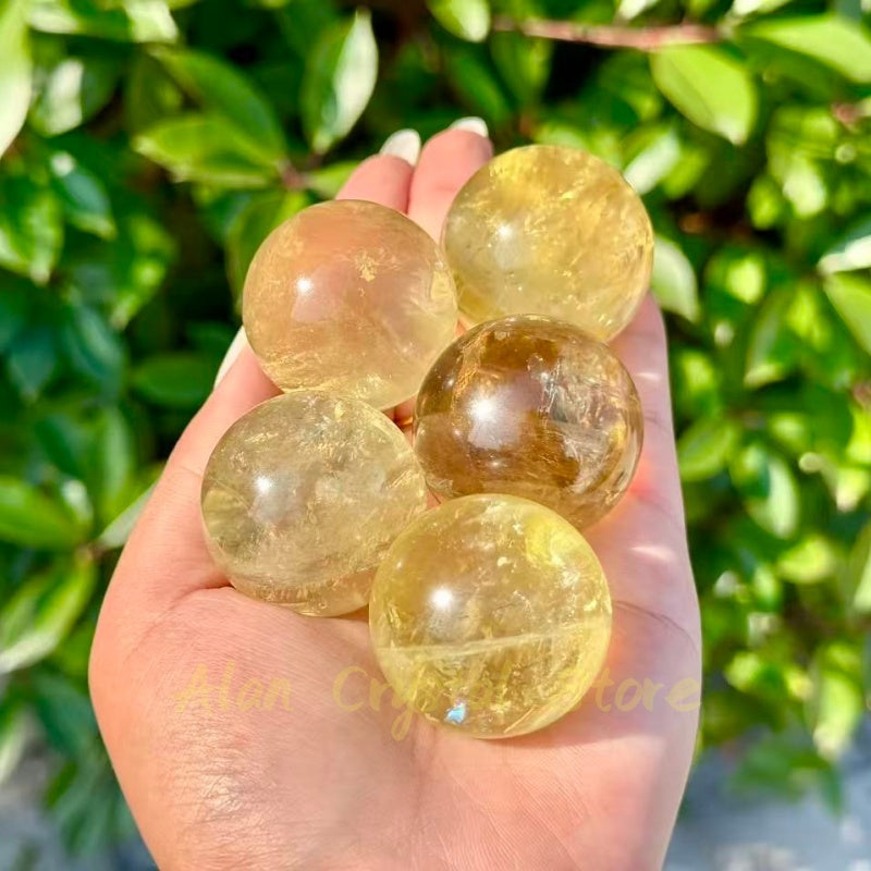 High Quality Citrine Sphere