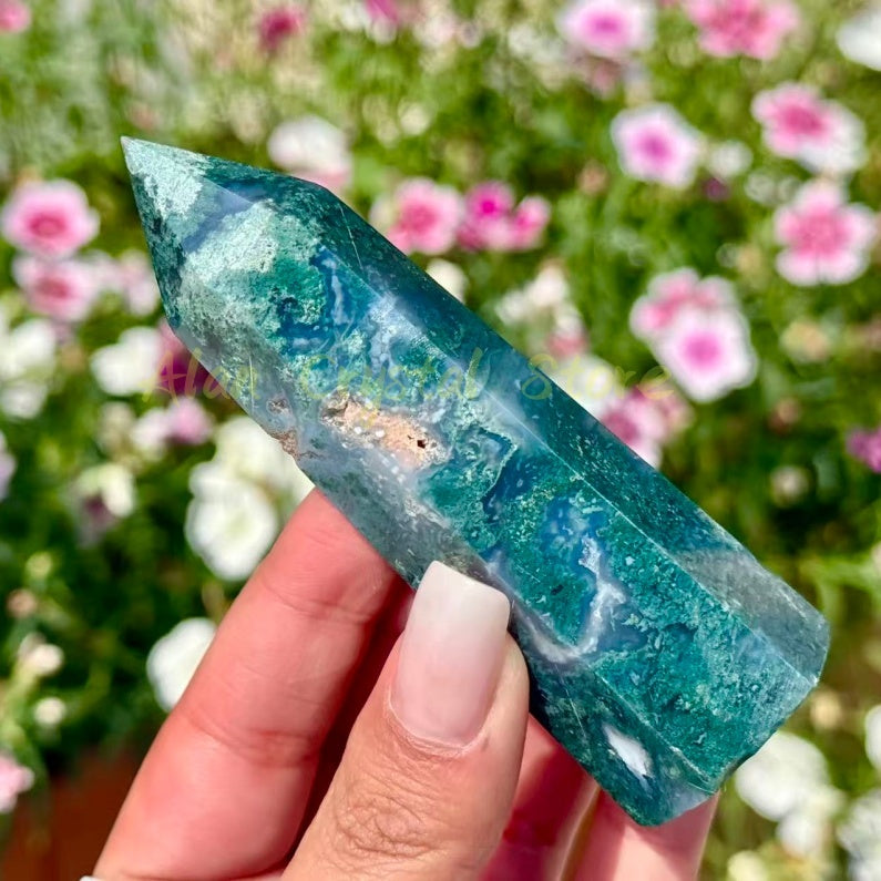 Moss Agate Points
