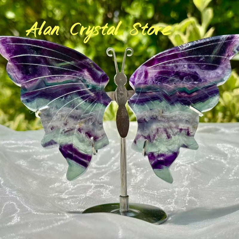 Rainbow Fluorite Butterfly Wings