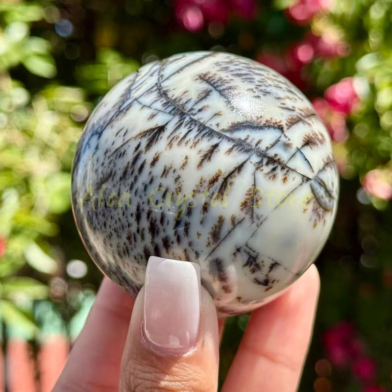Dendritic Jasper Sphere
