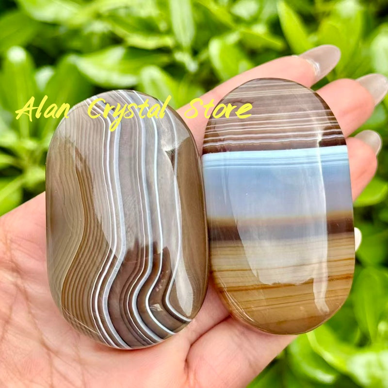 Brown Sardonyx Palm Stone