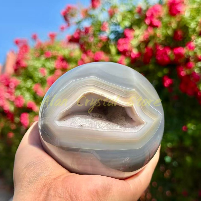 Druzy Agate Big Sphere