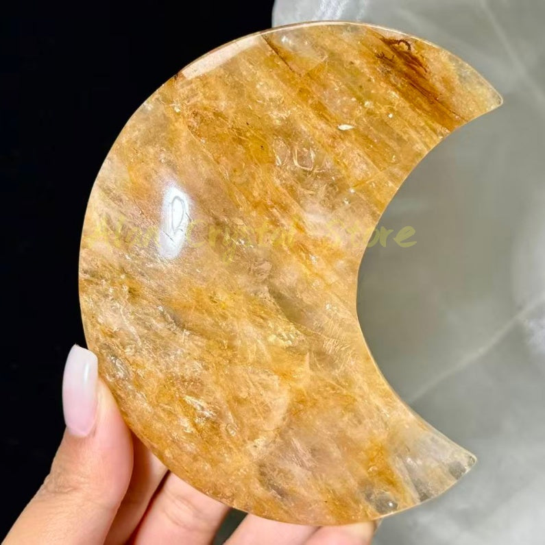 Golden Healer Big Moon Carving