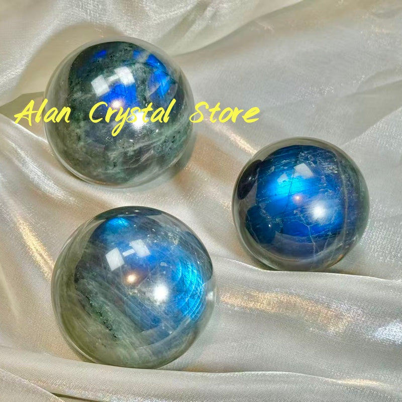 Devil Blue Labradorite Sphere