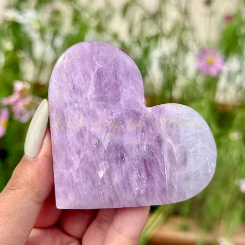 Pink Kunzite Heart