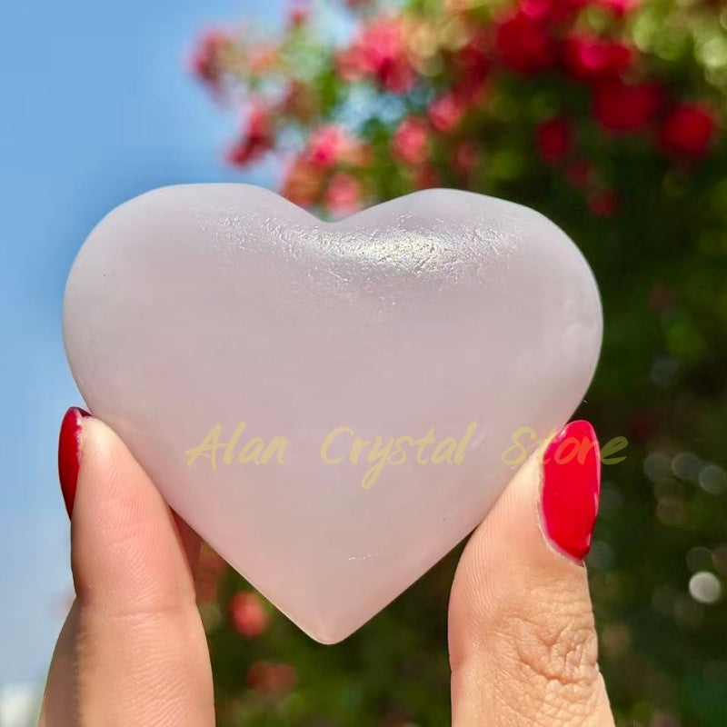 Pink Calcite Heart