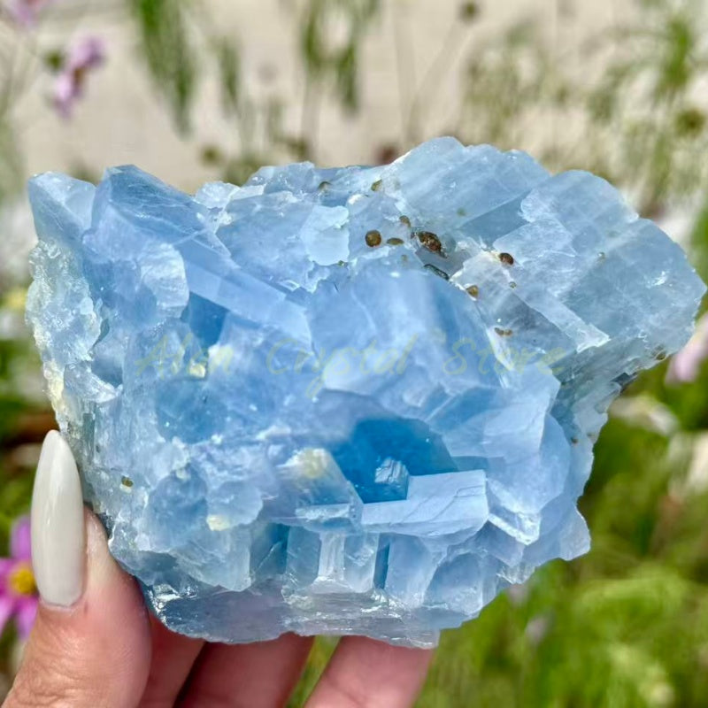 Blue Calcite Rough Specimen