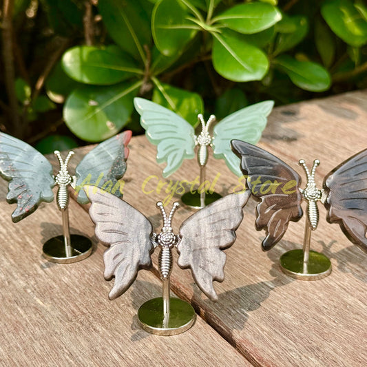 Natural Crystal Quartz Butterfly Wing.1PC