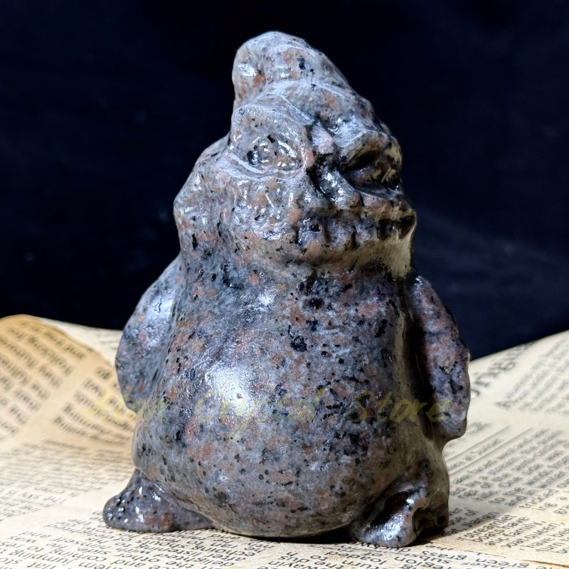 Natural Yooperlite Demon Carving.