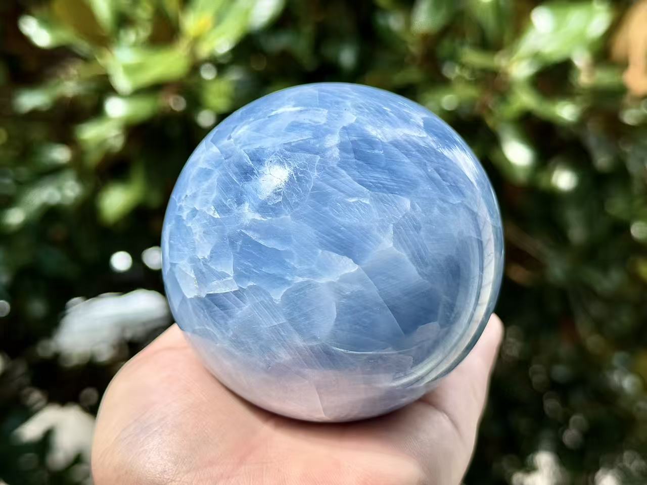 Natural Celestite Sphere,Crystal Quartz Ball.