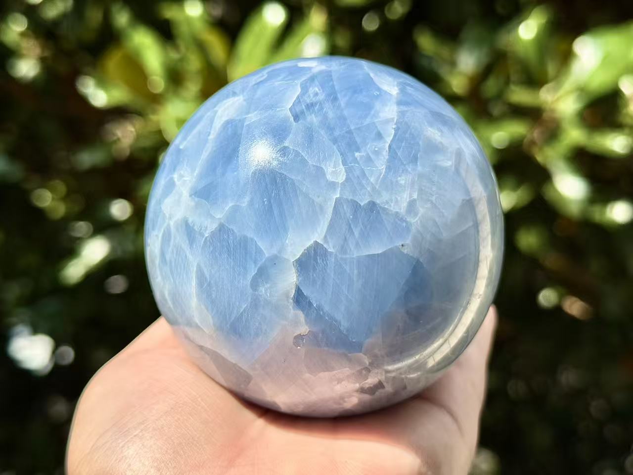 Natural Celestite Sphere,Crystal Quartz Ball.