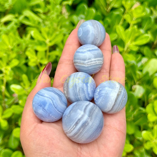 Natural Blue Lace Agate Sphere.1PC