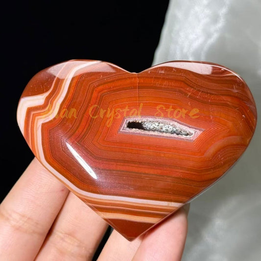 Red Sardonyx Heart