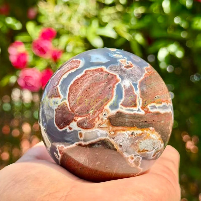 Football Agate Sphere