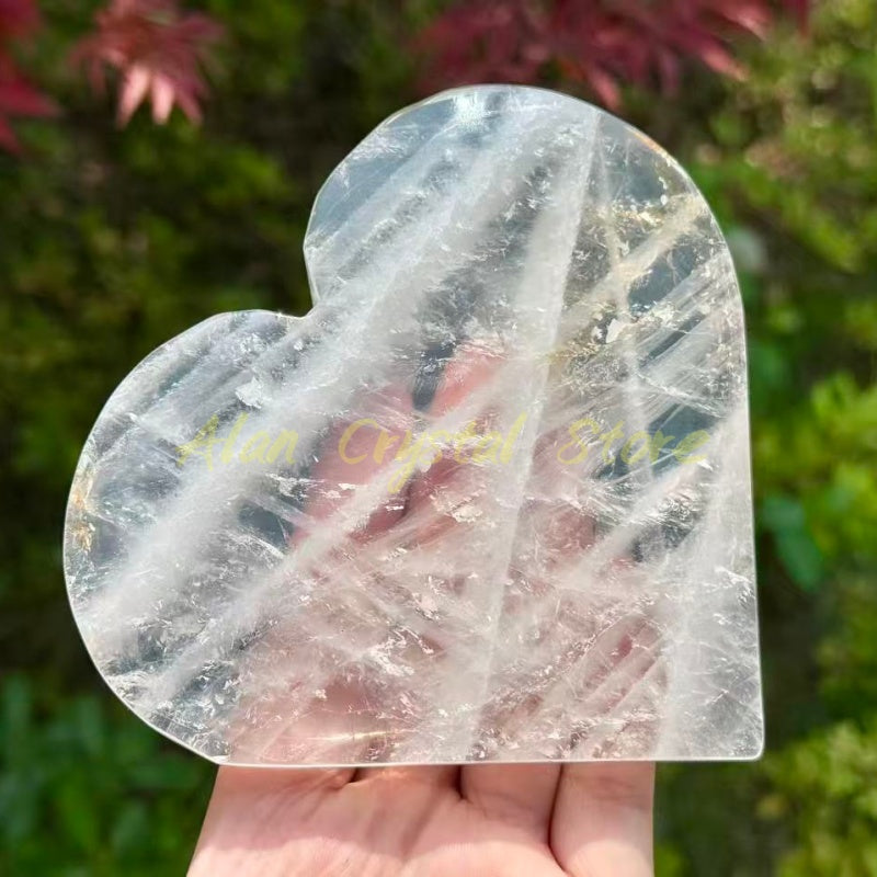 Clear Quartz Big Heart