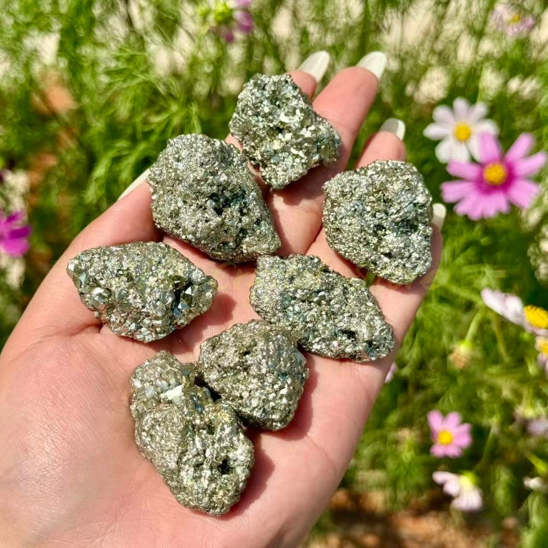 Cube Pyrite Small Raw Stone
