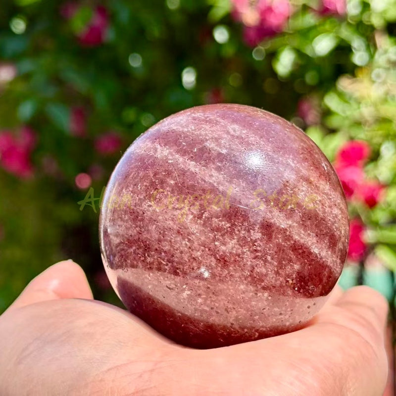 Strawberry Quartz Sphere