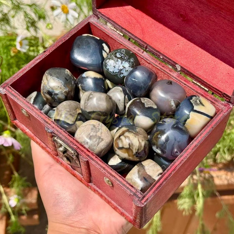 Volcano Agate Tumbled Stone