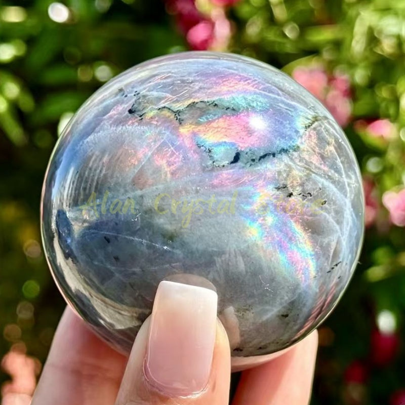 Purple Labradorite Sphere