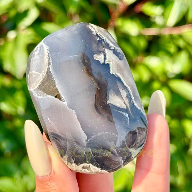Volcano Agate Palm Stone