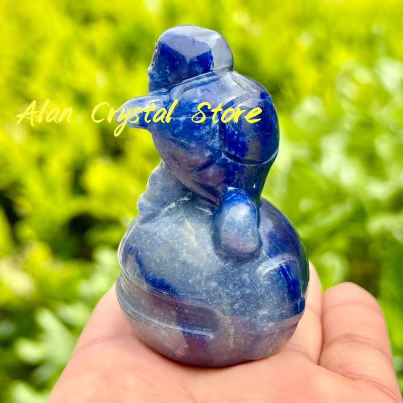 Blue Aventurine Squirtle Carving