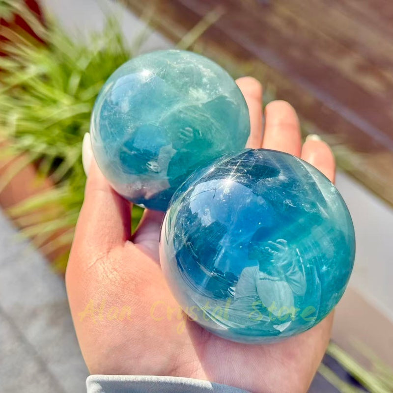 Blue Fluorite Sphere