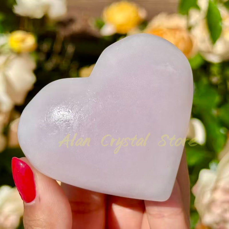 Pink Calcite Heart